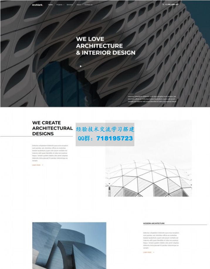     HTML5建筑室内设计公司网站模板
