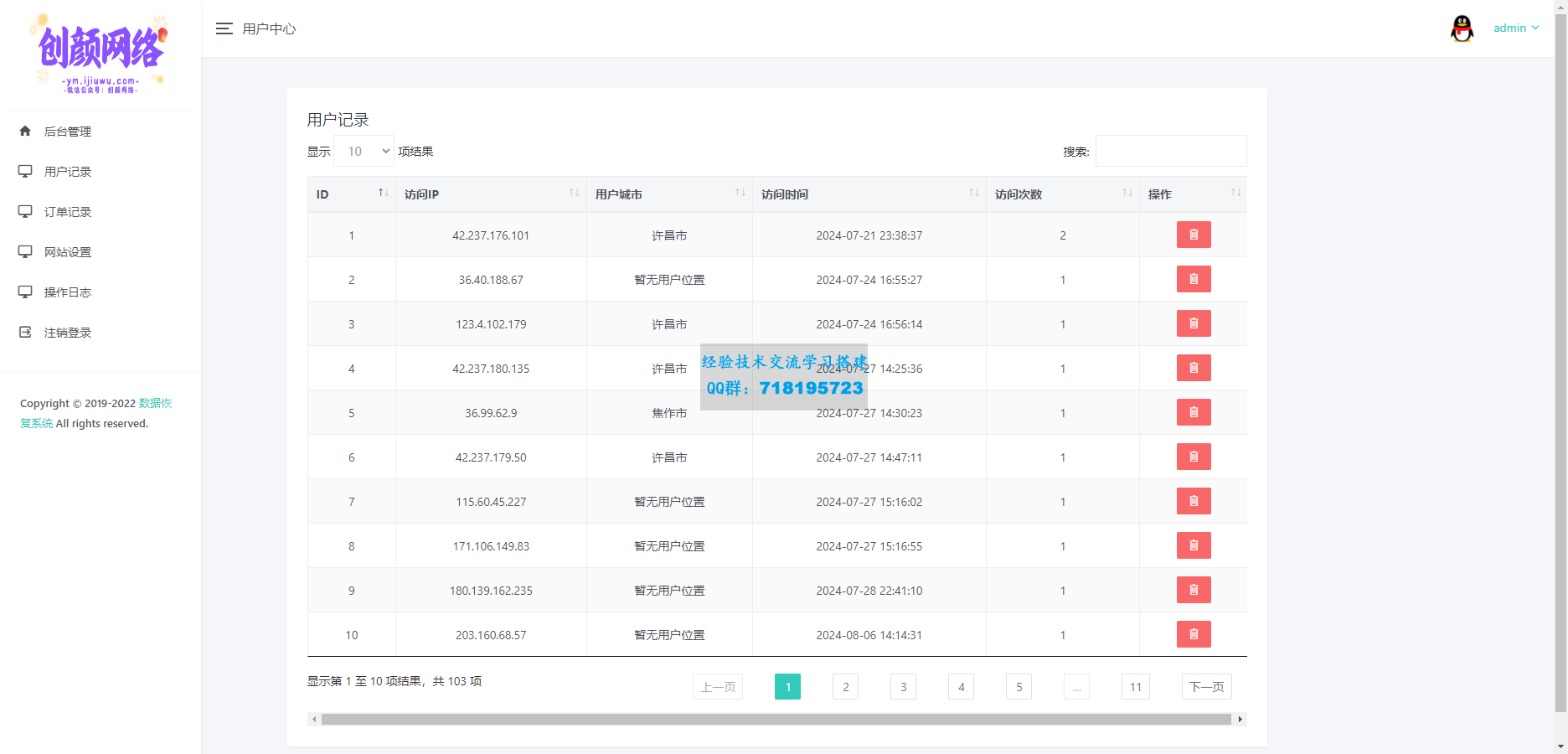 Q 9.9数据恢复系统源码搭建模板附带教程到手可运营