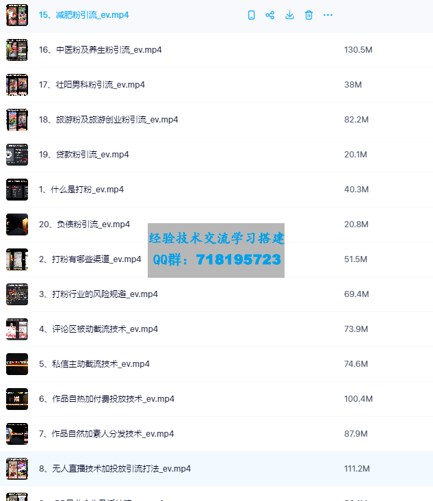 打粉课手把手各行引流SOP团队实战教程