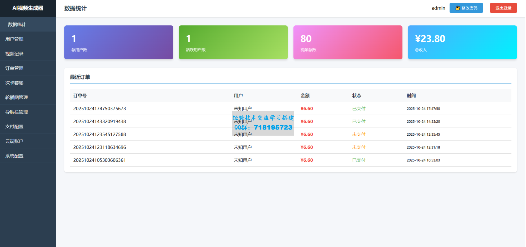 Sora2小程序源码带前端和后端
