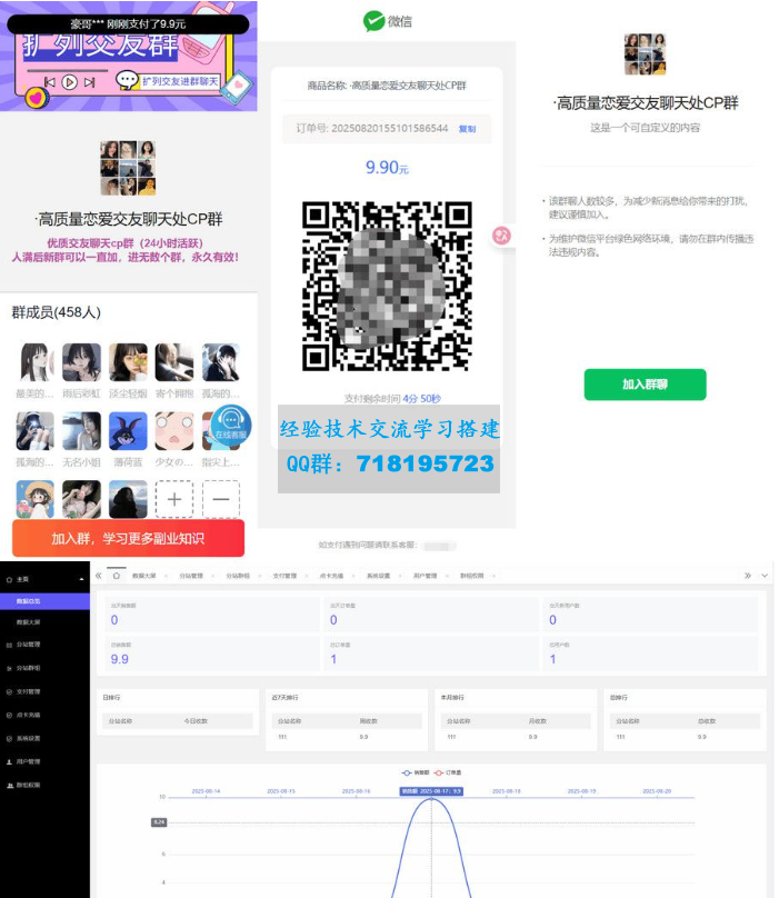 全开源版本最新付费进群系统源码 V4.1+搭建教程